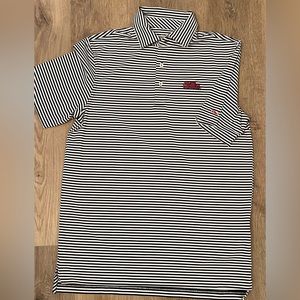 Ole Miss Vineyard Vines pullover polo style stripe shirt—new w/o tags-size small